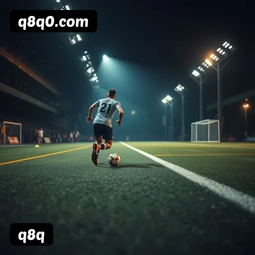 App q8q para iOS e Android — interface mobile, login biométrico e PIX integrado